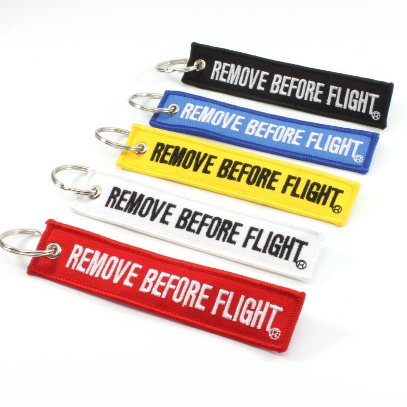 Rotary13B1 - Remove Before Flight MULTI COLOR 5 Pack Key Chains - Image 3